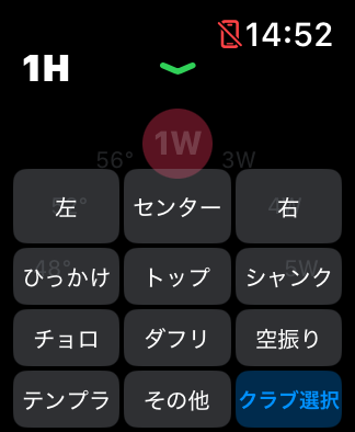 Apple Watch スコア画面